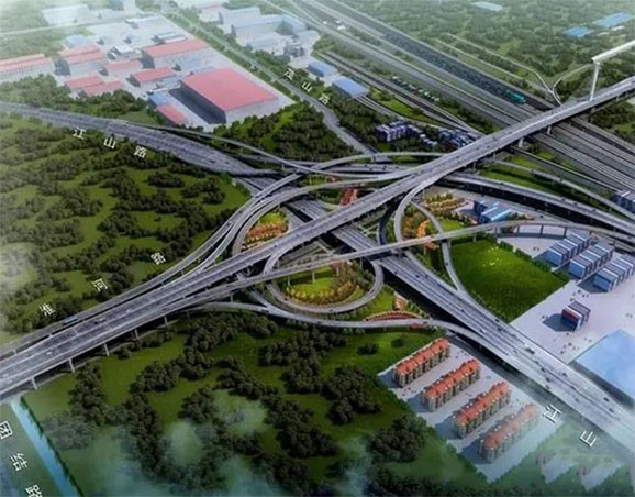 青岛淮河路高架桥项目